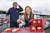 McGhee's Bakery - McGhee's MD Gordon McGhee reacts as commercial director Aisling McGhee tries to eat empire biscuits with a knife and fork