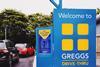 Greggs DriveThru Welcome and Opening Hours Message