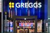 Unique shop design of a Greggs store at Westfield London shopping centre in White City, which opened last year  2100x1400