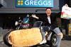 Greggs marks Just Eat link with sausage roll sidecar