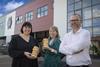 L-R Jones Village Bakery's commercial director Lesley Arnot, senior national account manager Allison Winstanley, and commercial controller Glen Marriott - credit  Mandy Jones