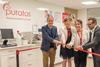 Paul Baisier (left), chief R&D officer at Puratos, joins colleagues in opening the new Flour Competence Centre in Belgium - 2100x1400