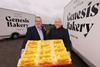 Genesis Bakery - National sales managers Colin Todd of Brennans Bakeries (left) and Kingsley Burrows of Genesis Bakery
