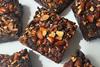 Salted caramel & almond brownie - Two Magpies Bakery   2100x1400