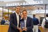 Bakers + Baristas group MD Vikesh Patel (left) with Miko Coffee sales director Pier Luigi Marras - 2100x1400