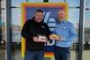 Murdoch Allan - Managing director Paul Allan (left) stands with Aldi store manager Keith Gammack at the supermarket in Peterhead - 2100x1400