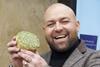 Alexander Flemming from Baldy's Pies with the winning Chicken Kiev pie