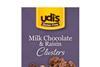 Udi’s launches gluten-free chocolate clusters