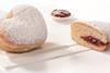 Heart-shaped Valentine’s doughnut from Aryzta