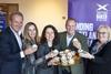 L-R Bako Group CEO Mike Tully, Scottish Bakers CEO Lesley Cameron, Cabinet secretary for Rural Affairs, Land Reform and Islands Mairi Gougeon MSP, former Scottish Bakers president Ian McGhee and, Michelle Phillips