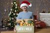 Earth & Wheat founder James Eid with new Christmas Feast Rescued Box  2100x1400