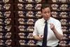 David Cameron cuts out bread