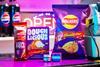 Walkers Temp Drop Collection including Extra Flamin' Hot versions of Doughlicious Cookie Dough & Gelato Bites and Ginsters Sausage Rolls -  2100x1400