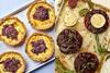 Central Foods Menuserve Brie & Red Onion Tart & Beetroot Tarte Tatin