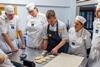 Sodexo UK & Ireland - Level 4 senior chef students participate in a recent bakery masterclass at Tewinbury Cookery School in Hertfordshire