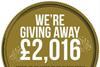Wenzel’s to give away £2,016