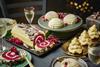 Tesco red velvet yule log and snowy delice