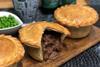 Lewis Pies Wilfreds the saucy cow steak and hoppy ale pie