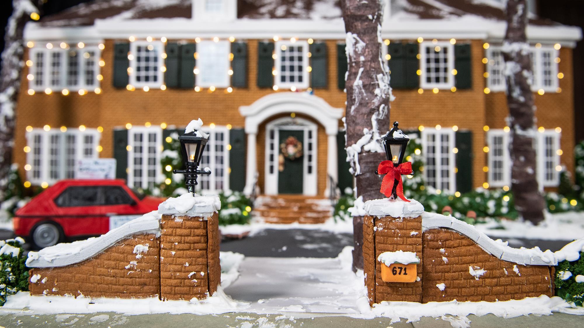 Gallery: gingerbread Home Alone house unveiled | News | British Baker