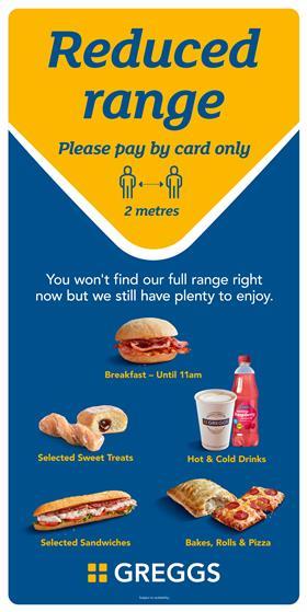 Greggs signage