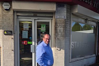 Yehuda Fagleman outside State Fayre's production unit
