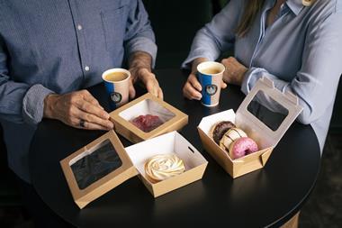 Bakery items in packaging