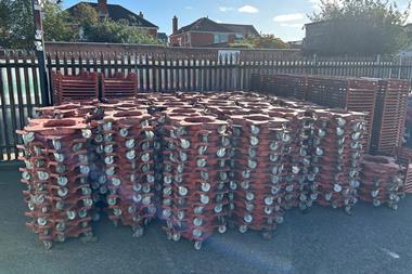 Bakers Basco - rescued Omega baskets and dollies in Northern Ireland - 2