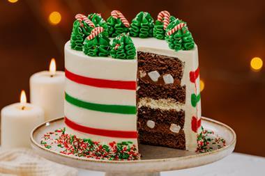 Candy Cane Hot Chocolate Cake, Patisserie Valerie  2100x1400