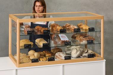 George & Willy's -  Wooden Bakery Display Case oak