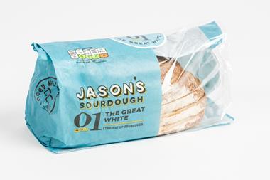 The Great White loaf by Jason's Sourdough uses the white bag-style packaging with a detachable film window - Mondi  2100x1400