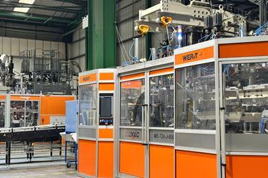 Werit - Newly installed Magic blow-moulding machine at Werit UK's site in Irlam, Greater Manchester - 2100x1400