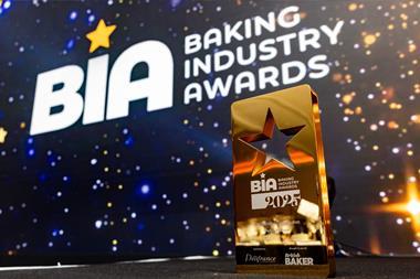 Baking Industry Awards trophy