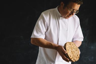 Aidan Monks holding loaf - Lovingly Artisan  2100x1400