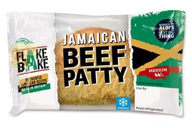 Flake Bake Jamaican Beef Patty pack shot 2100x1400