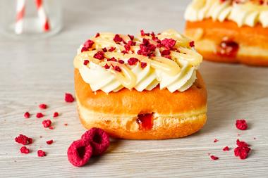 Raspberry Cheesecake Doughnut - CSM Ingredients  2100x1400