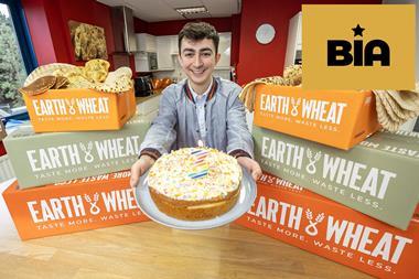 Earth & Wheat birthday cake with James Eid