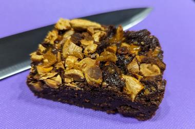Salted Caramel and Almond Brownie, Two Magpies Bakery  2100x1400