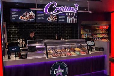 Creams Cafe - Render of new kiosk at Cineworld - 2100x1400