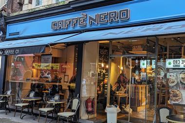 Caffe Nero outlet in Soho, London - British Baker  2100x1400