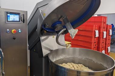 New VMI Mixer installed at the dedicated nut area of Mathiesons bakery in Larbert, Scotland
