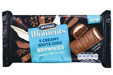 Mcvities moments white chocolate brownies
