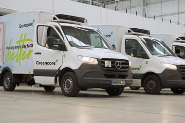 Greencore - delivery vans