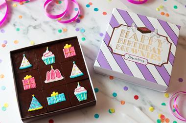 Biscuiteers iced brownies