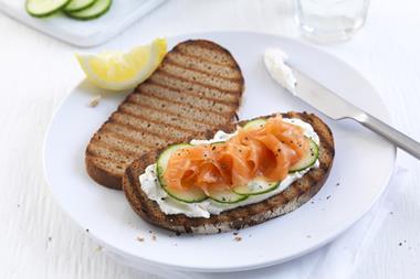 Baker Street - Smoked salmon, cream cheese and cucumber sandwich made with Baker Street's Rye & Wheat bread - 2100x1400