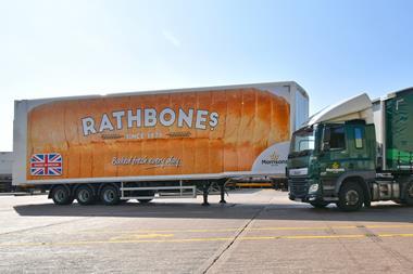 Rathbones Bakery & Morrisons ambient double deck Tiger Trailers