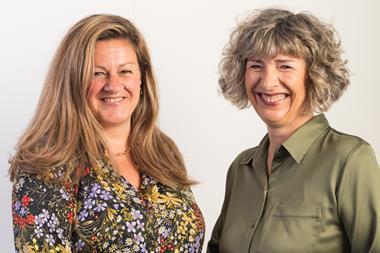 Cybake's new retail partnerships director Ali Lyons (left) with founder and MD Jane Tyler  2100x1400