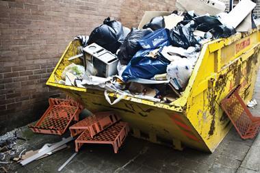 Bakers Basco - Edited image of Omega bread baskets dumped next to skip  2100x1400