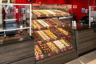 Tim Hortons - Bakery counter inside store - 2100x1400