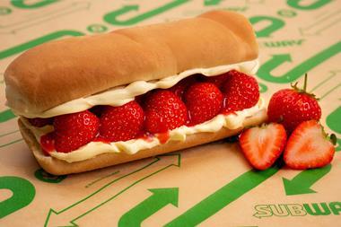 Subway - Strawberries & Cream Sub - 2100x1400