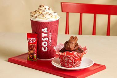 Kit Kat Muffin_Kit Kat Hot Chocolate Takeaway_Costa Coffee_Spring 2024